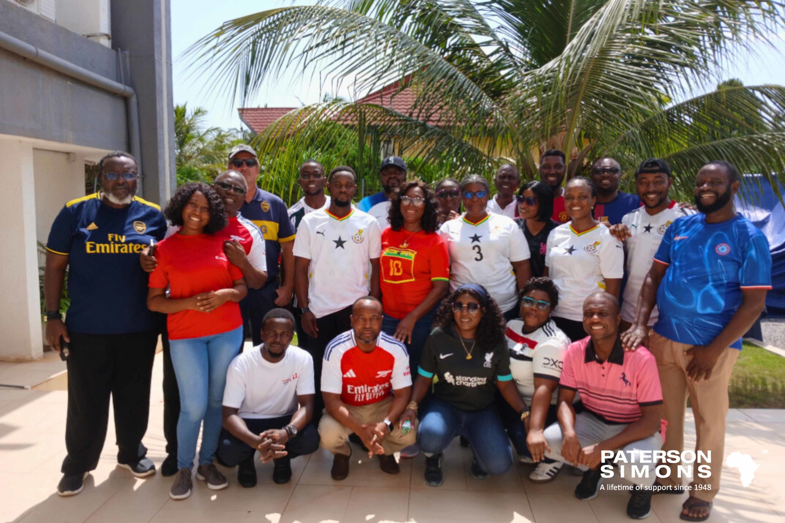 PASICO GHANA CELEBRATES TEAM SPIRIT WITH JERSEY DAY AT TEMA OFFICE!